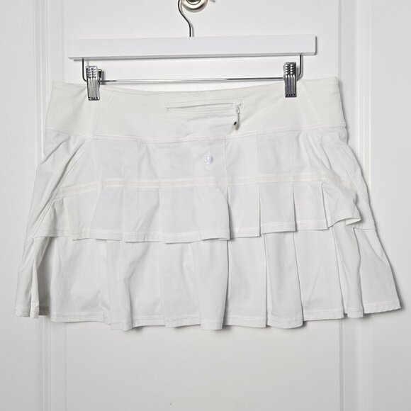 Lululemon Pace Setter Skirt 13" - 10 White - Picture 4 of 9